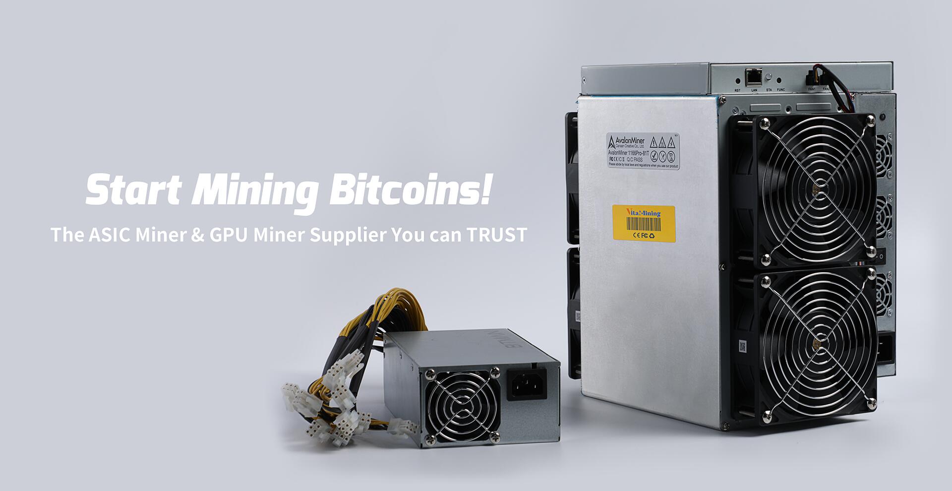 Used and New bitcoin miner for sale